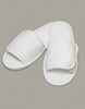 Towel City TC67 Open Toe Slipper With Hook And Loop Fastening - White - 42-46 (8-11)